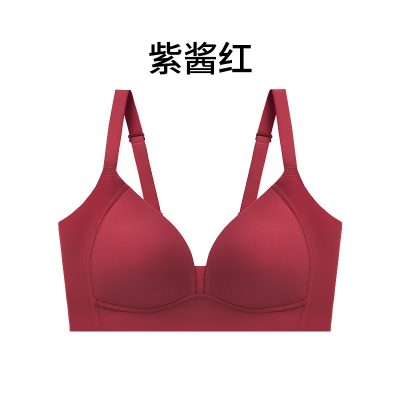 真丝无痕聚拢文胸